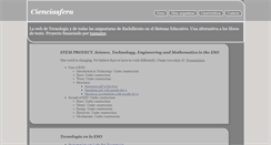 Desktop Screenshot of cienciasfera.com